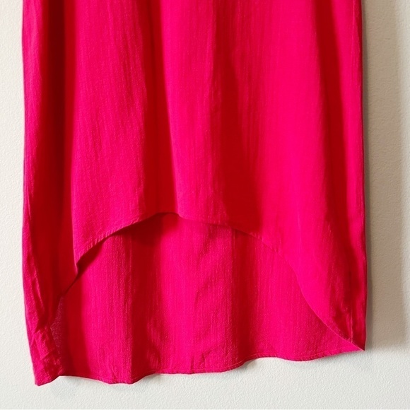 Soft Surroundings Moderne Gauze Tunic Top w/ Cutout Pink Size Small - Picture 4 of 10